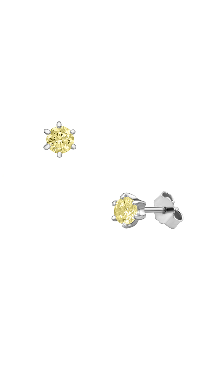 Brilliáns Csiszolt Gyémánt Fülbevalók